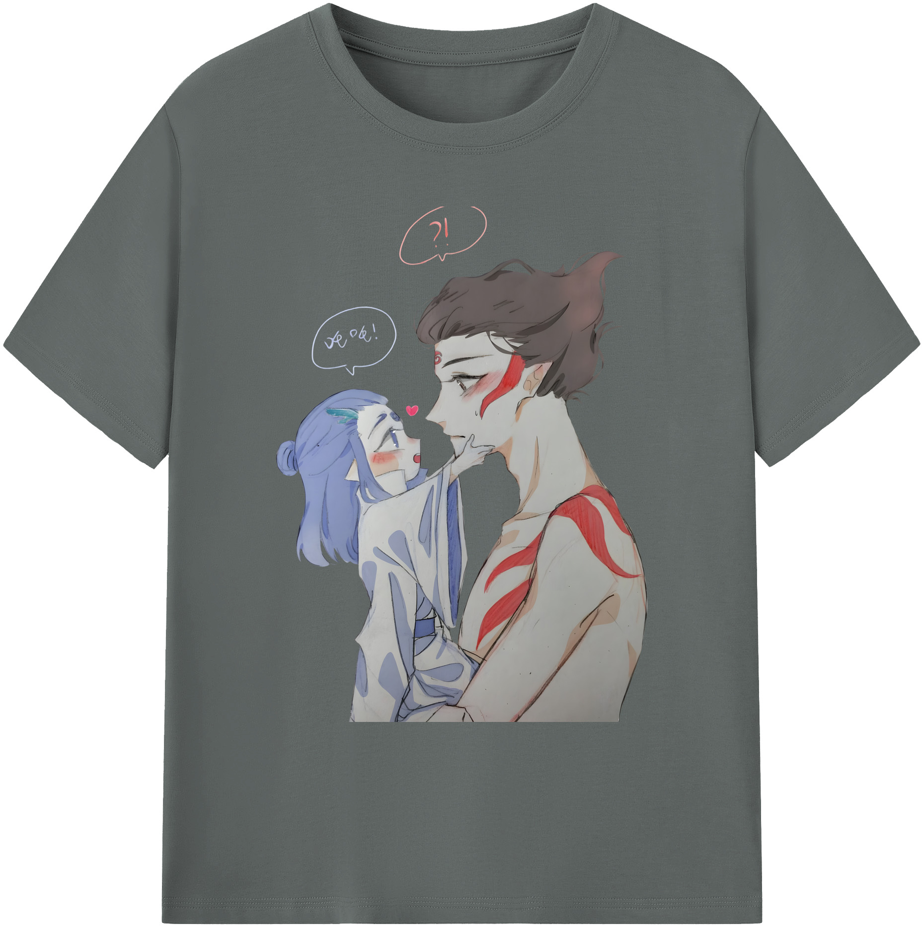 （画像用） Ne Zha 2 ナタ 魔童の大暴れ 綿100％ メンズ半袖Tシャツ｜肌触りやわらか＆通気性
